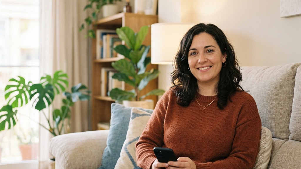 Mujer en el salón