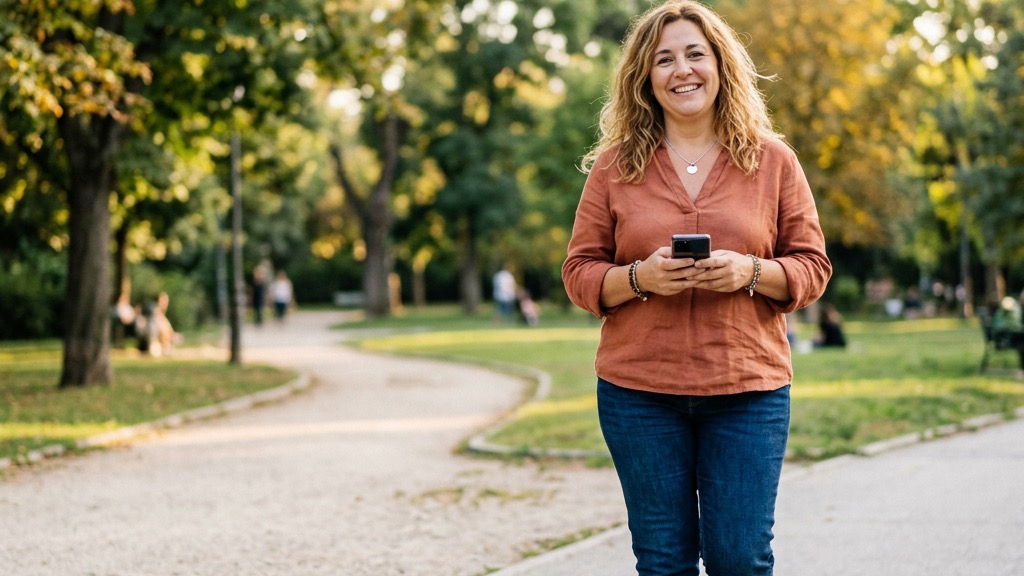 Mujer en el parque